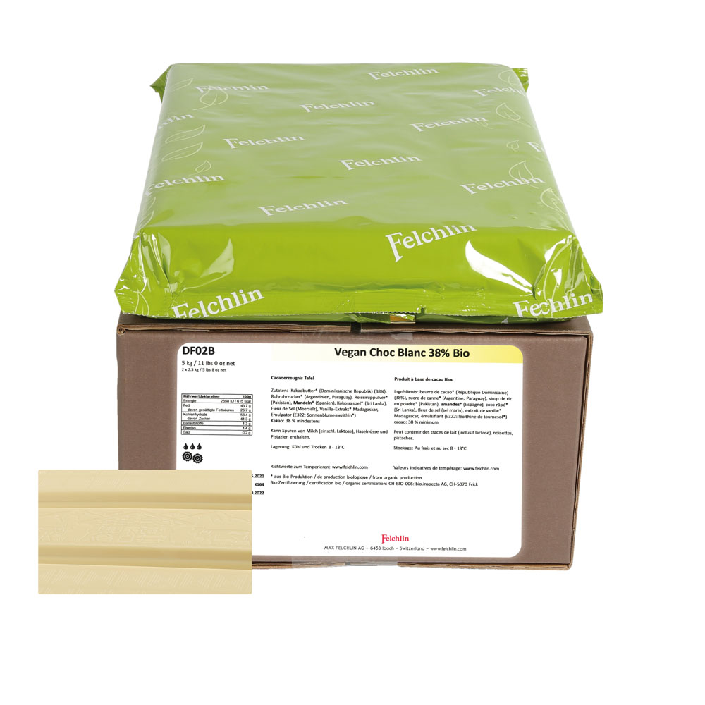 Vegan Choc Blanc 38% Bio