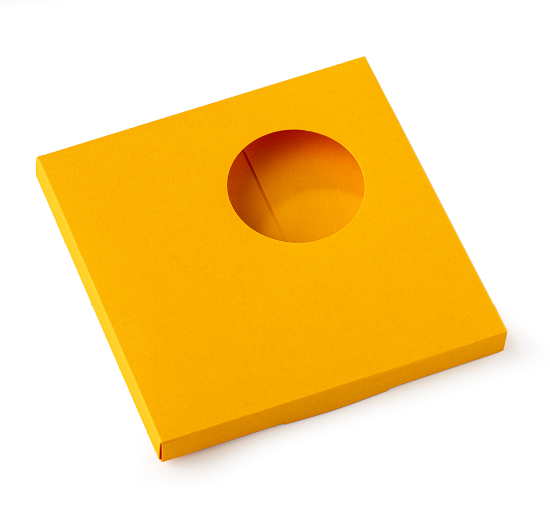 Verpackung Tafel Cuadrado, gelb