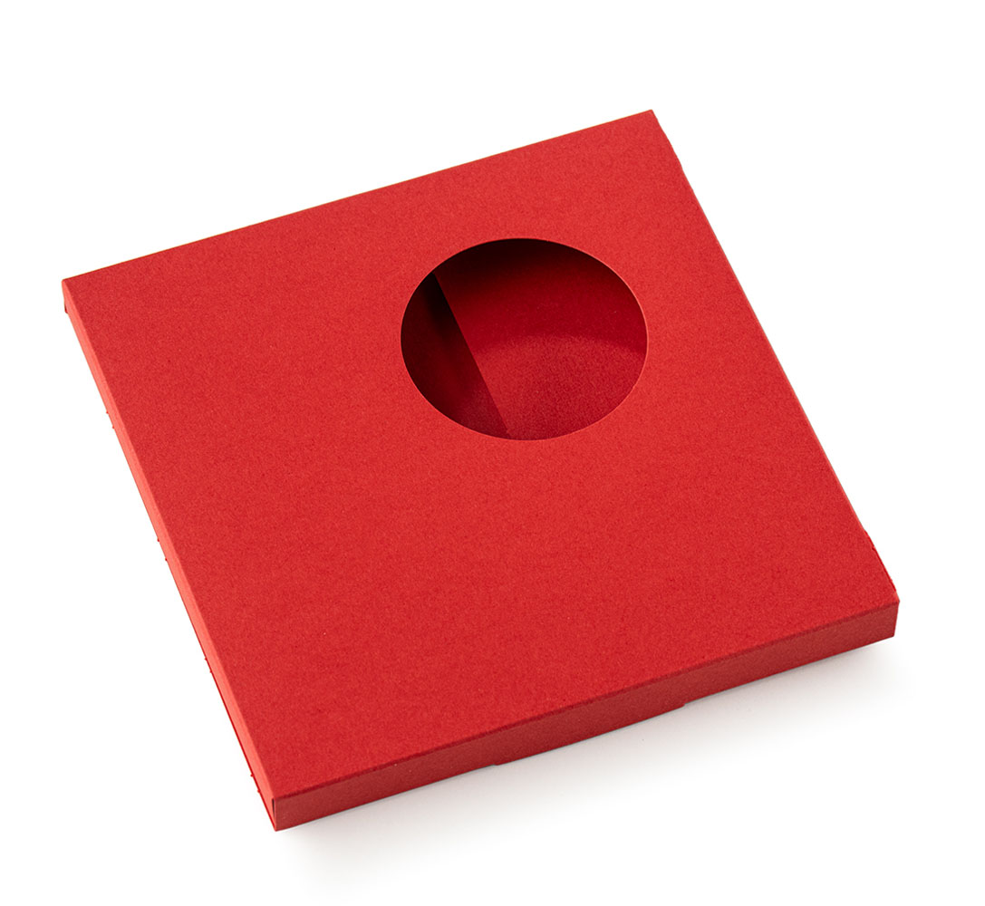 Verpackung Tafel Cuadrado, rot