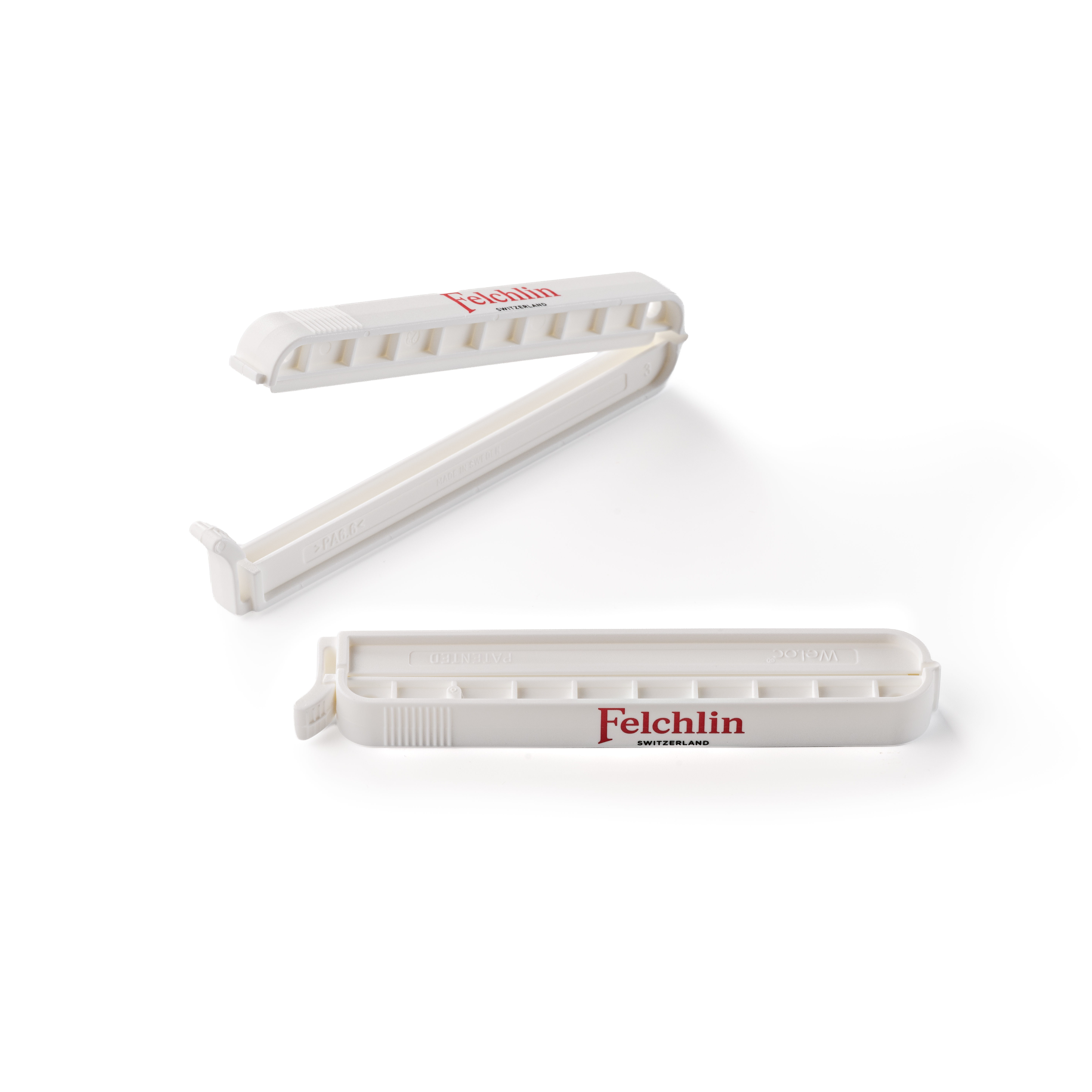 Locking clip Felchlin white, 110 mm