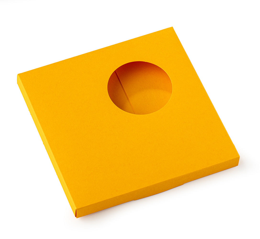 Verpackung Tafel Cuadrado, gelb