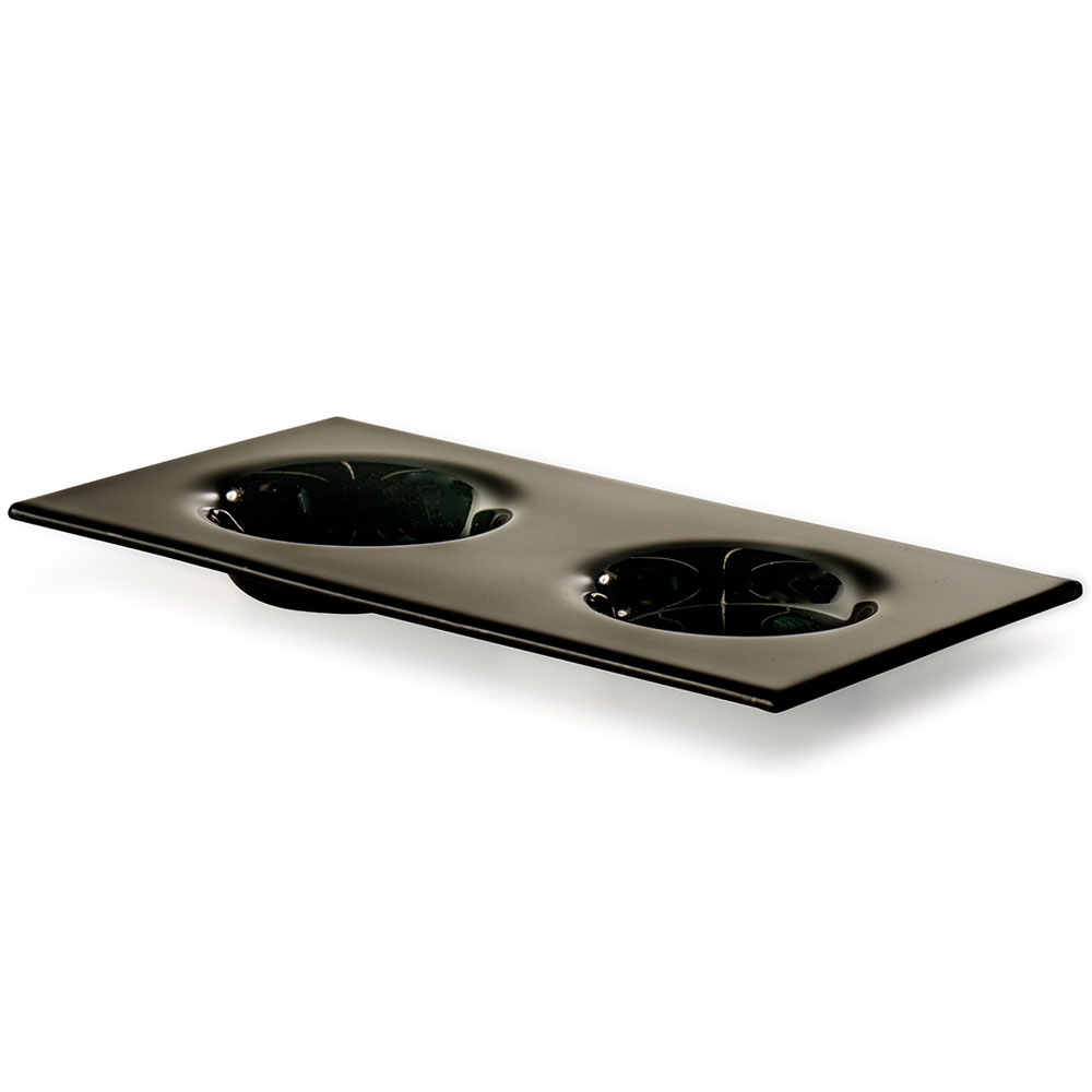 Plateau pour verre Xocolatl, noir