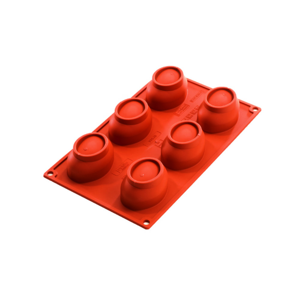 Silicone mould for 6 big Stones